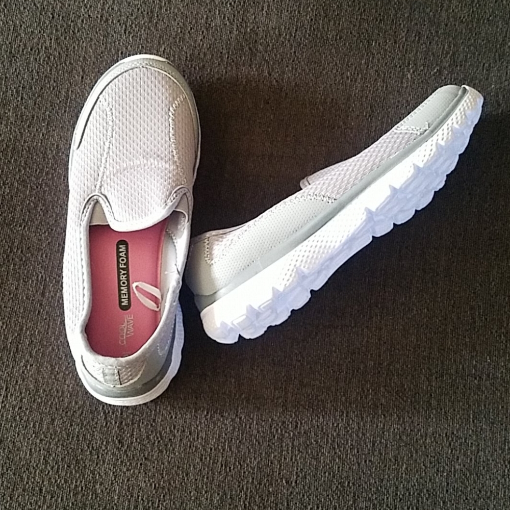 Memory foam slip on shoes
